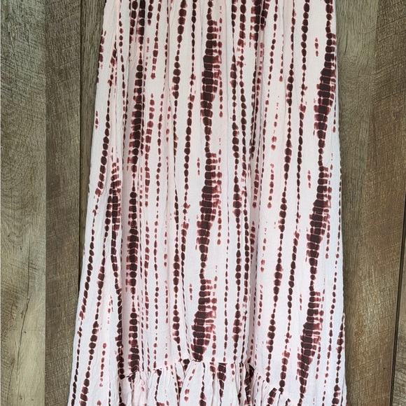 Abercrombie & Fitch Boho Light Weight  Maxi Skirt Hi-Low Ruffle Size S - Picture 7 of 13